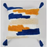 Generic Cotton Tufted Cushion Pillow Cover 16x16 Inch Pack of 2 (CutSatal) - Image 3