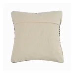 Generic Cotton Diamond Handcrafted Pit Loom Cushion Cover 16x16 Inch Pack of 2 (Black Cream) - Image 3