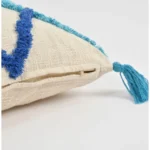 Generic Cotton Tufted Cushion Pillow Cover 16x16 Inch Pack of 2 (Slug Double) - Image 2