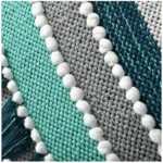 Generic Cotton Handcrafted Pit Loom Cushion Cover 16x16 Inch Pack of 2 (Green) - Image 3