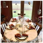 Generic Cotton Dining Table Round Placemat Mats Set of 4 (Beige) - Image 4