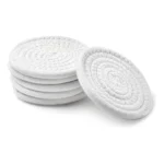 Generic Cotton Rope Drink Coasters 6 Pcs Set (White) - Image 2