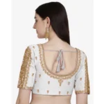 White Phantom Silk Blouse Online