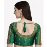 Green Phantom Silk Blouse - Angle 2