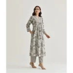 Women's Printed Kurti Set - Angle 4