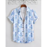 Men's Printed Half Shirt