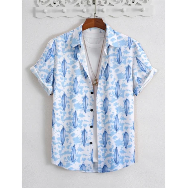 Men's Printed Half Shirt