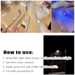 Generic Wood Snowfall Lamp with Street Light Snow lamp (Transparent) - Image 2