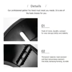 Generic Metal Gas Saver Burner Stand Pack of 1 (Black) - Image 2