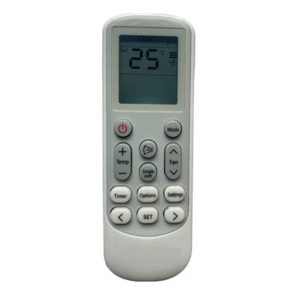 White Generic Samsung AC Remote Control No.144 with Backlight