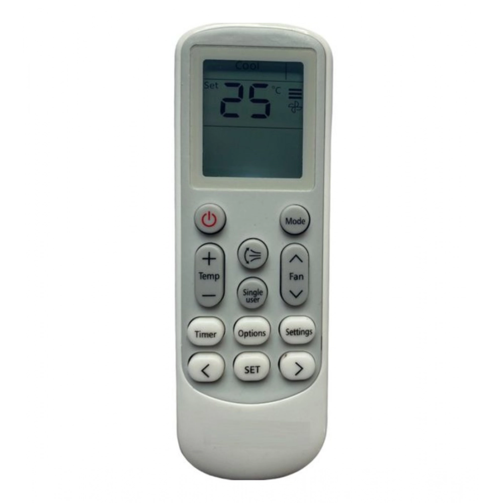 White Generic Samsung AC Remote Control No.144 with Backlight