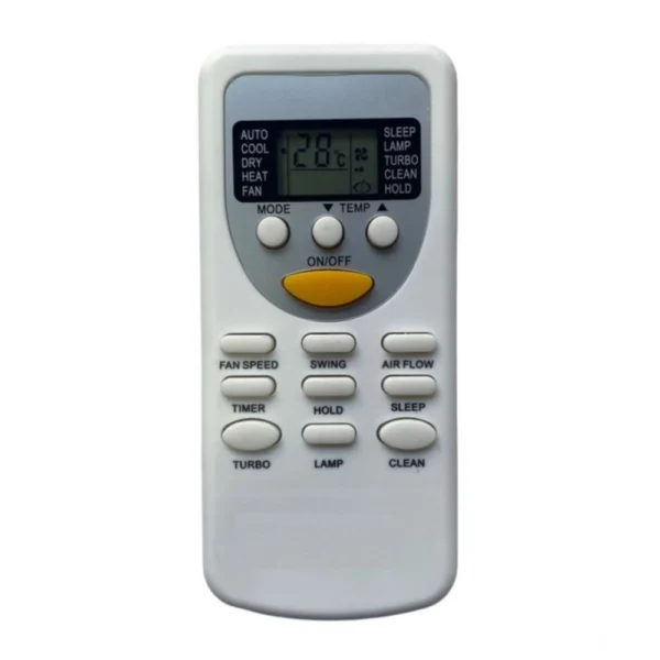 White Generic Videocon AC Remote Control No.49