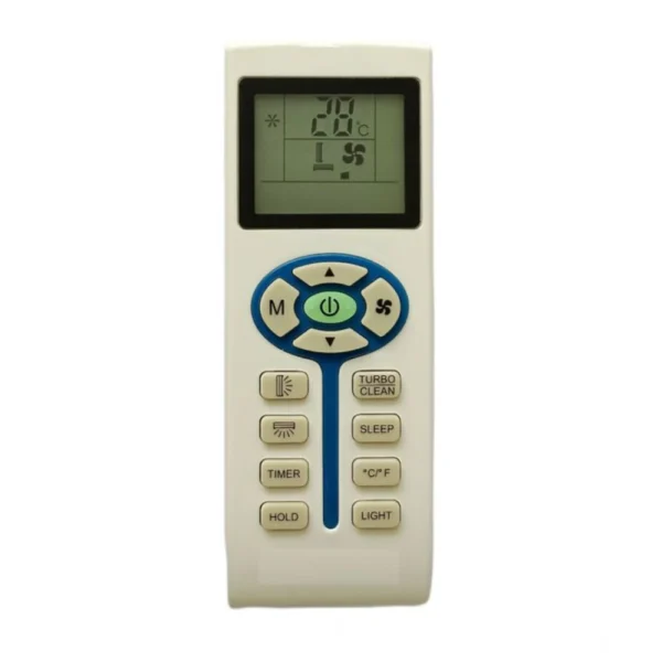Generic AC Remote No.166 with Backlight Lloyd AC Remote Control (White)
