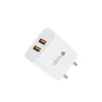 White Generic VOXEL 18 Watt Double USB Port Charger
