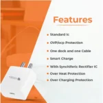 Generic VOXEL 100 Watt ' C ' Port PD Fast Charger AB Plastic (White) - Image 2