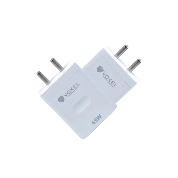 White NariHaat 65W USB C Fast Charging Adapter