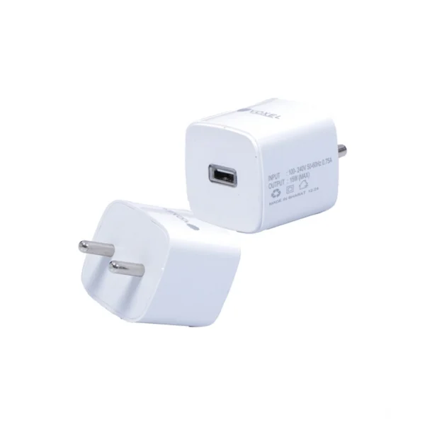 White Generic VOXEL 15 Watt USB Charger
