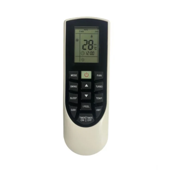 White Lloyd AC Remote Control No Backlight