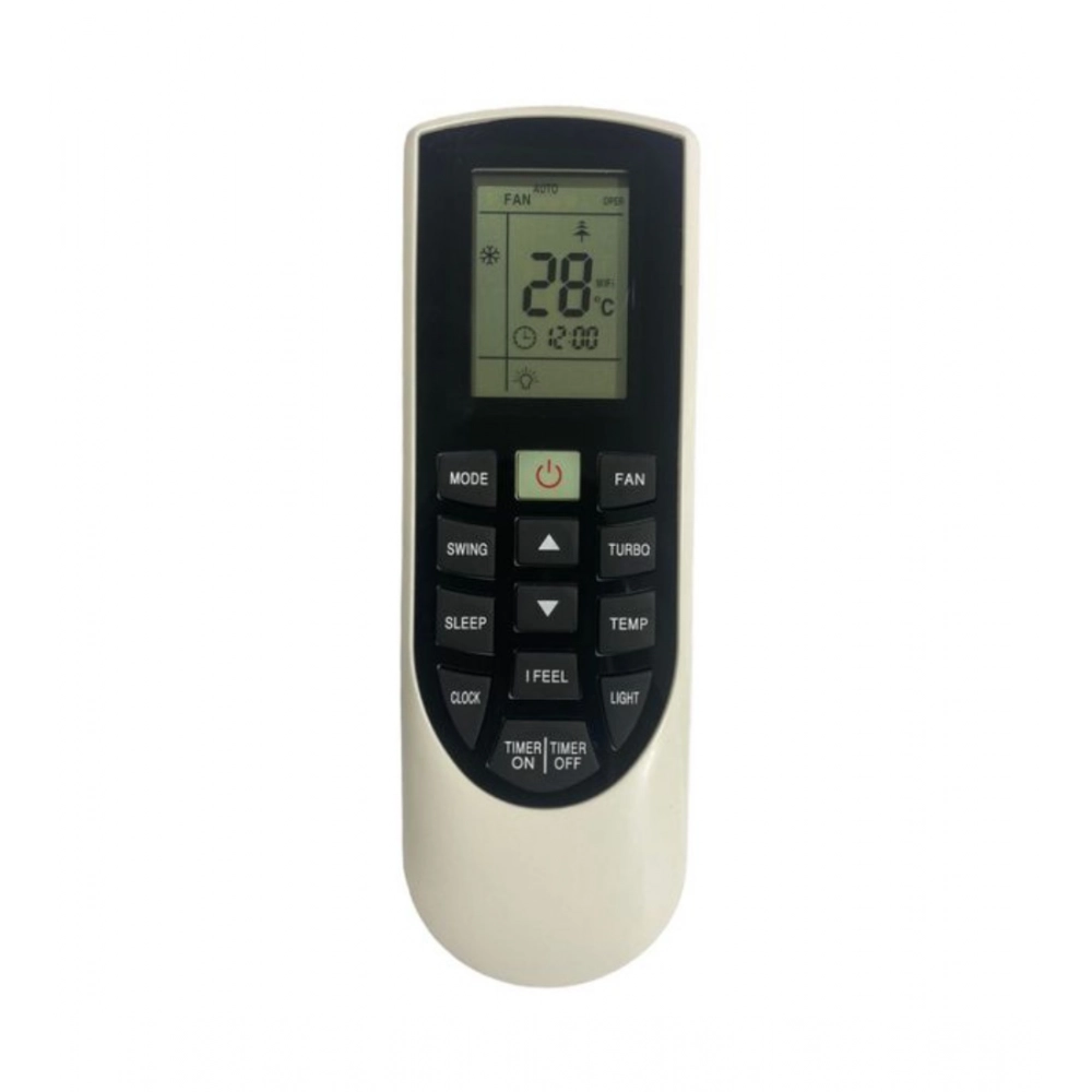 White Lloyd AC Remote Control No Backlight