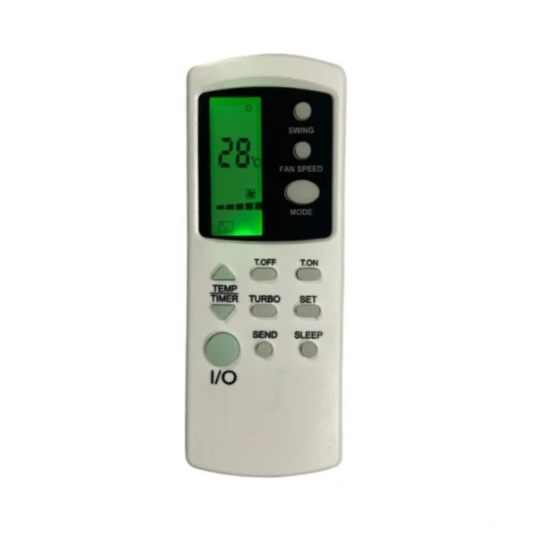 White Generic Haier AC Remote Control No.31 with Backlight