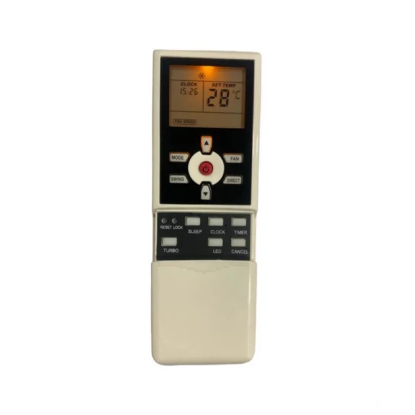 White Generic Videocon AC Remote Control No.55 with Backlight