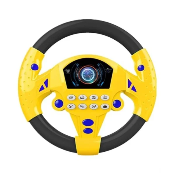 Multicolor Plastic Steering Wheel Driving Controller Toy