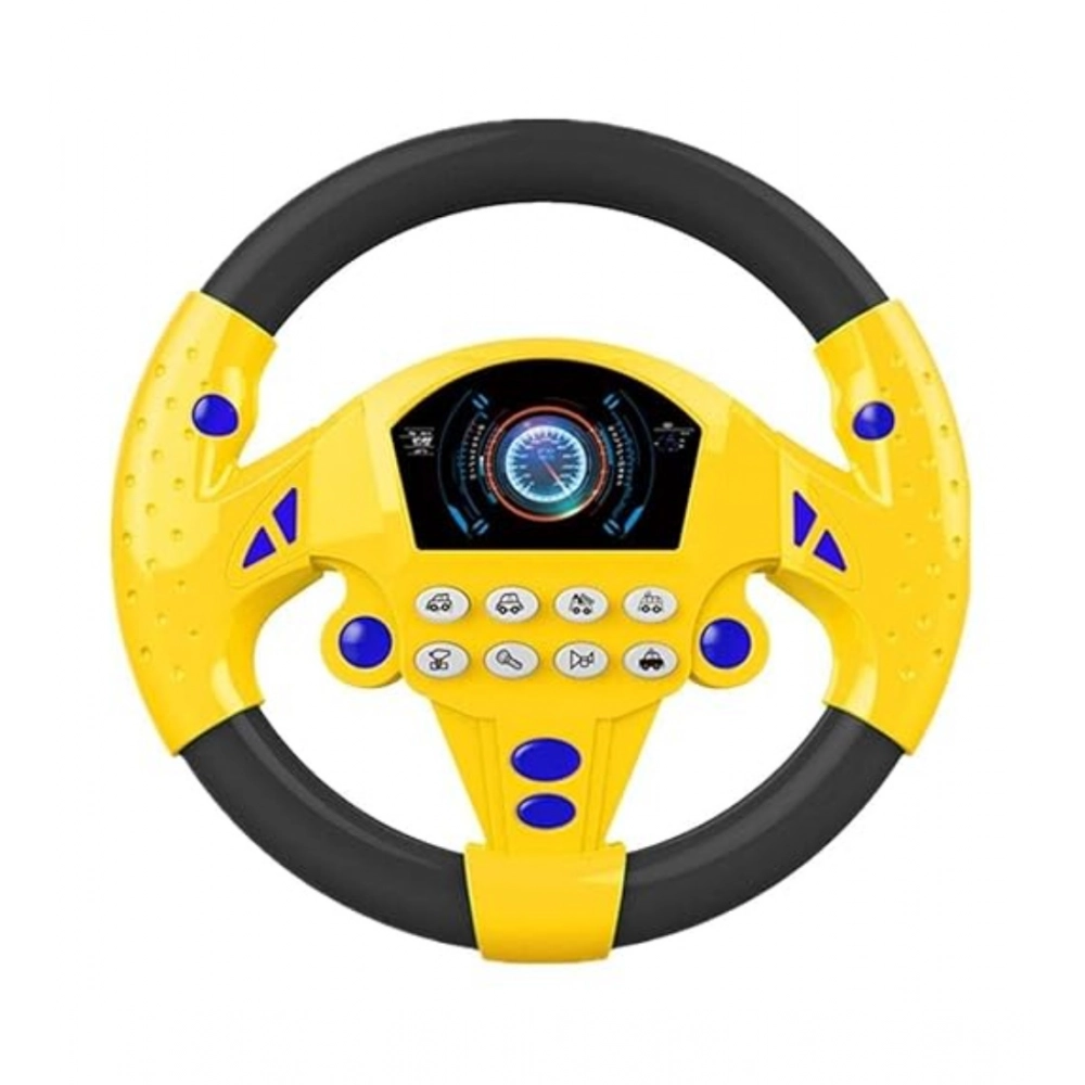 Multicolor Plastic Steering Wheel Driving Controller Toy