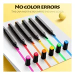 Generic Plastic 24Pcs Colors Art Markers Sketch Pen Dual Tip Artist Art Marker (Multicolor ) - Image 4