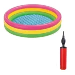 Multicolor 3ft Round Plastic Bathtub for Kids with Pump