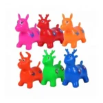 Generic ‎‎Plastic Inflatable Jumping And Riding Horse Air Animal Shape Jumping Toys (Multicolor ) - Image 2