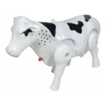 Multicolor Plastic Electric Milk Cow Toy with Moving Legs