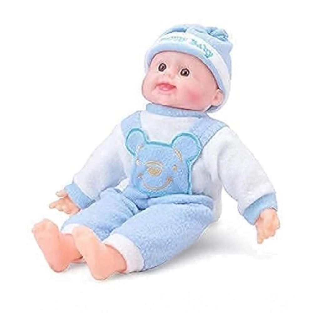 Multicolor Plastic Happy Baby Laughing Musical Boy Doll