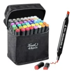 Multicolor 48 Pcs Dual Tip Art Markers Set