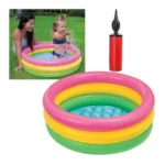 Generic Plastic Bath Tub With Pump 2 Ft Round For Kids (Multicolor ) - Image 2