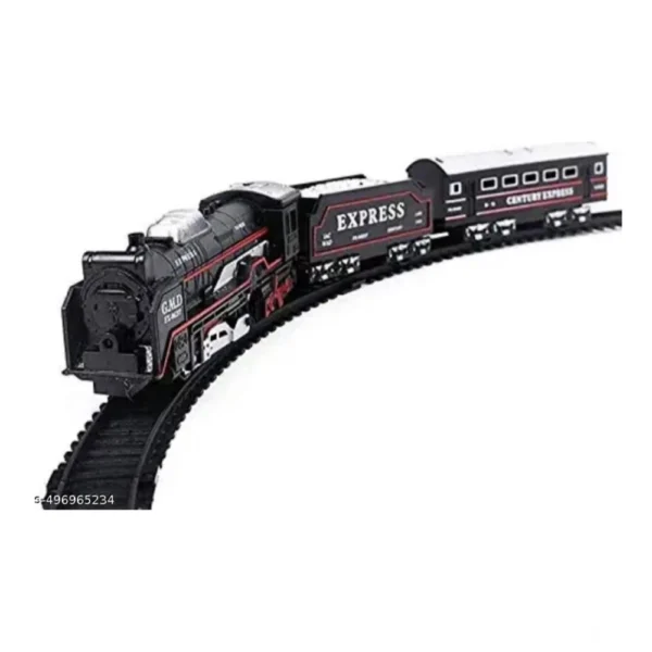 Multicolor Plastic Musical Toy Train Set for Kids