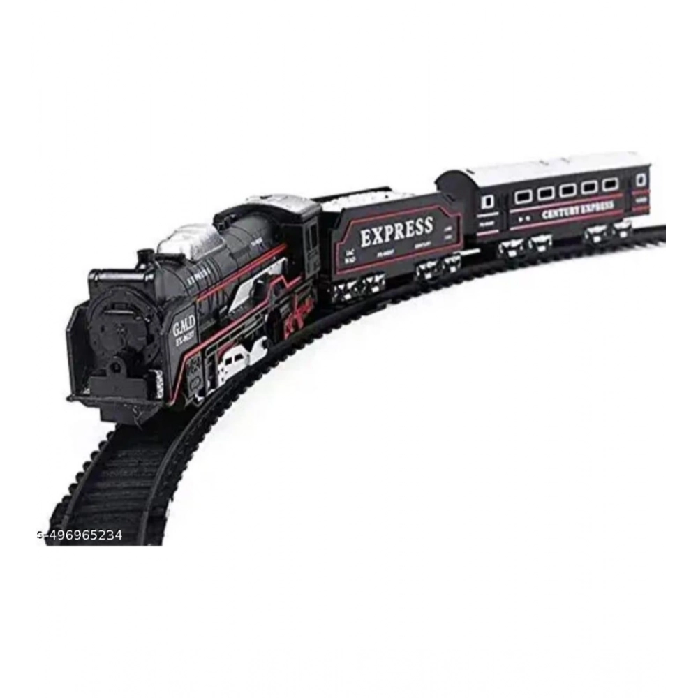 Multicolor Plastic Musical Toy Train Set for Kids