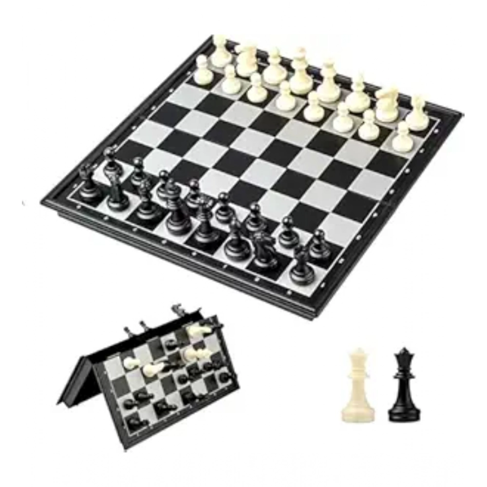 Multicolor Plastic Chess Board Game for Kids and Adults
