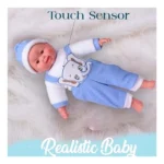 Generic Plastic Happy Baby Laughing Musical Boy Doll With Touch Sensors - Sound Ideal Gift For Kids (Multicolor ) - Image 3