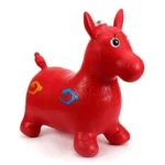Generic ‎‎Plastic Inflatable Jumping And Riding Horse Air Animal Shape Jumping Toys (Multicolor ) - Image 3