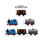 Generic Plastic Thomas Express Train 11Pcs Toy Set With Tracks (Multicolor) - Image 4