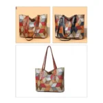 Generic Women's PU Leather Zipper ToteBag (Multicolor) - Image 2