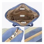 Generic Women's Canvas Zipper ToteBag (Multicolor) - Image 2