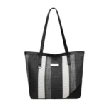 Generic Women's Faux Leather Zipper ToteBag (Multicolor)