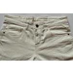 Generic Men's Cotton Blended Solid Classic Fit Jeans (Beige) - Image 3