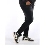 Black Plus Size Jeans Men - Angle 3