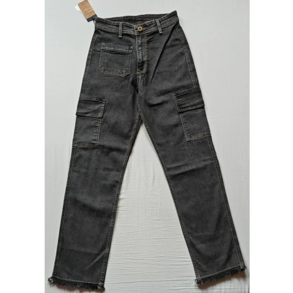 Women's Grey Cargo Pants