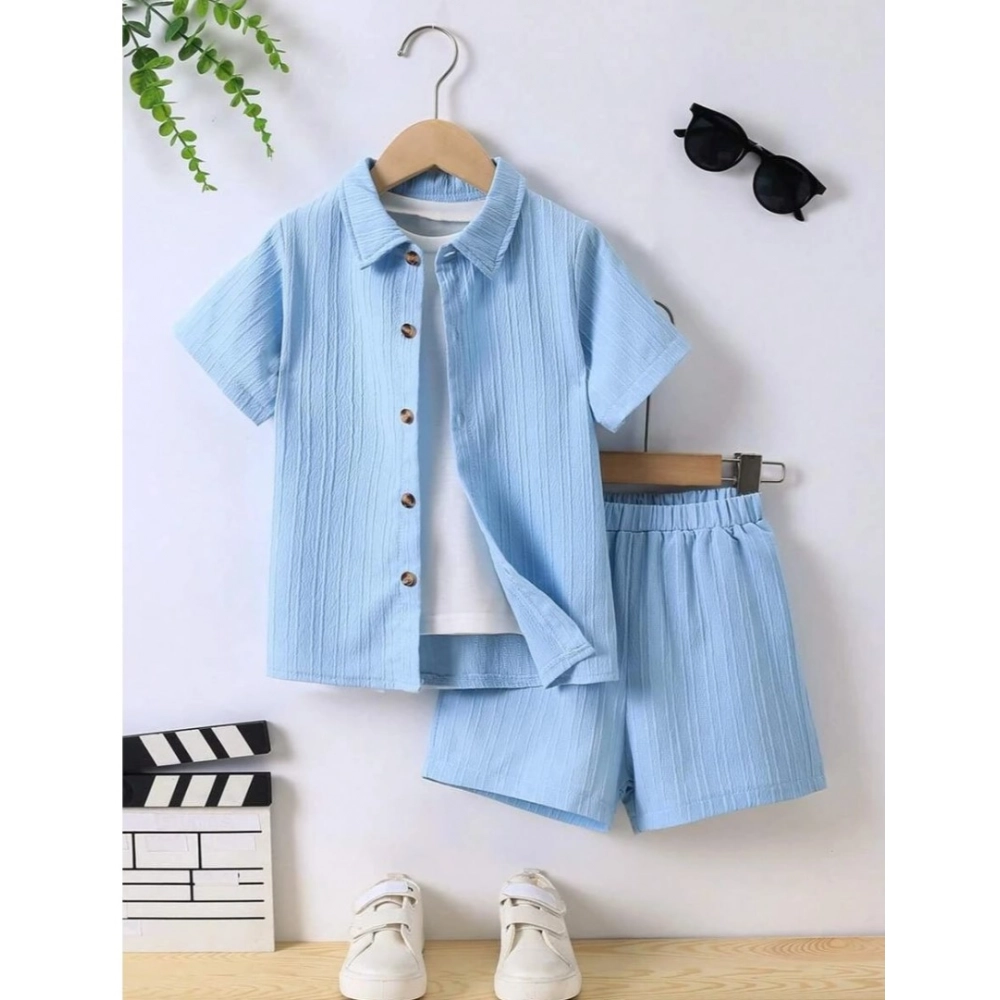 54357676689_392fb0050c_o_d-1000x1000-1.webp Generic Kid's Lycra Printed Casual wear Shirt And Shorts Set (SkyBlue) - Image 1