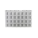 Generic Plastic Storage Box 7-Day Pill Box Medicine Organizer (White)