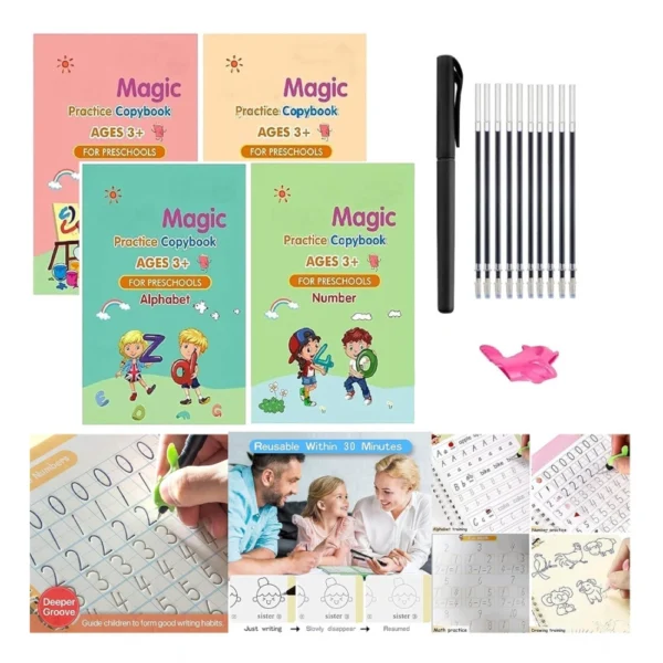 Generic Paper Practice Copybook (Multicolor)