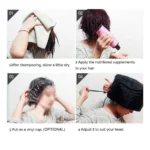 Generic Plastic Head Spa Cap Treatment with Beauty Steamer (Pink) - Image 2